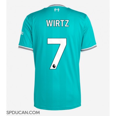 Muški Nogometni Dres Liverpool Florian Wirtz #7 Rezervni 2025-26 Kratak Rukav Muški Nogometni Dres Liverpool Florian Wirtz #7 Rezervni 2025-26 Kratak Rukav